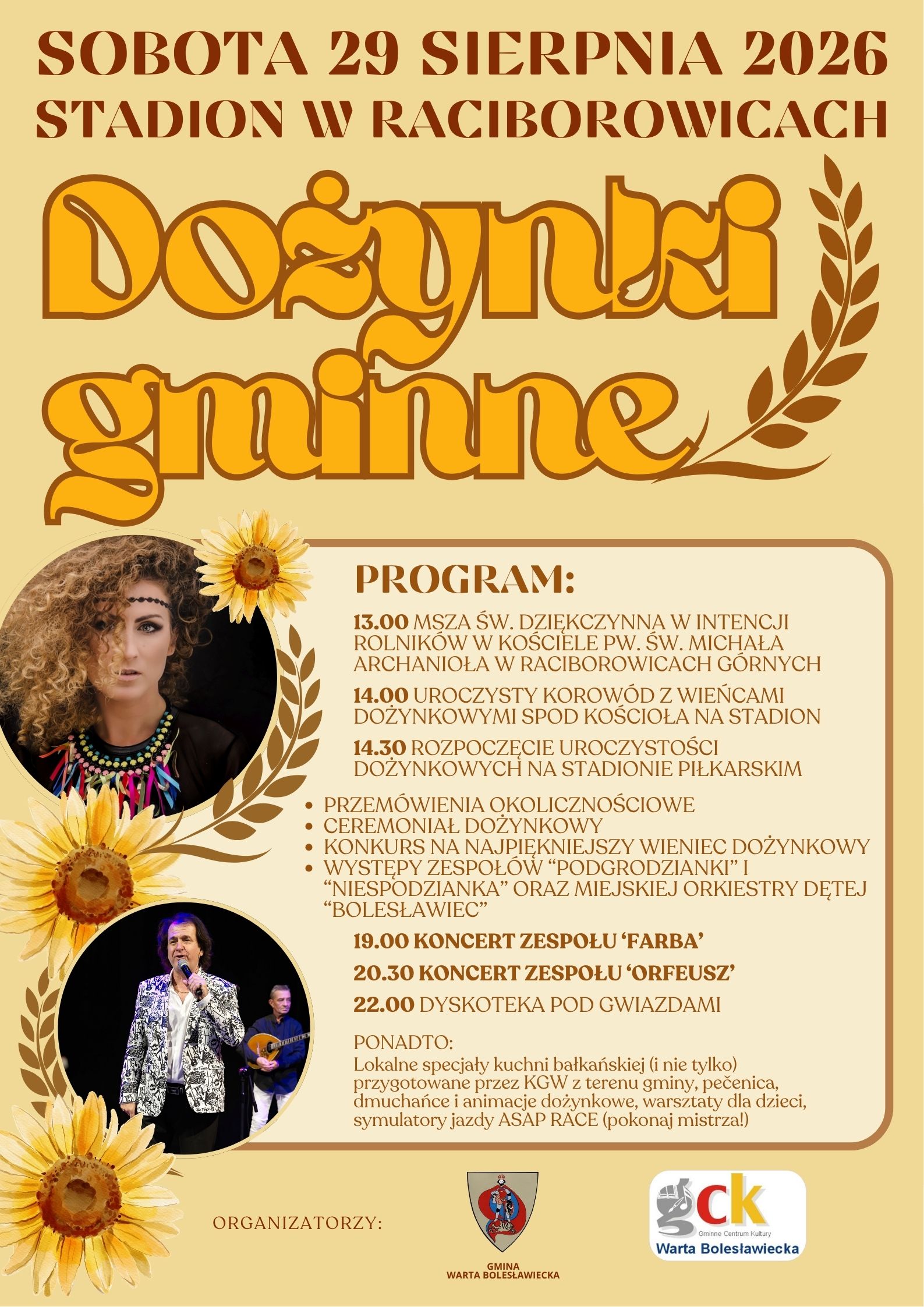 DOŻYNKI GMINY WARTA BOLESŁAWIECKA 2026