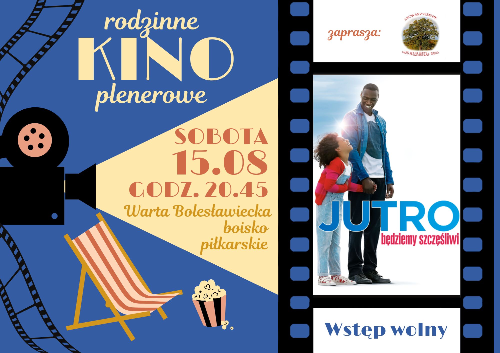 Kino plenerowe w Warcie Bolesławieckiej